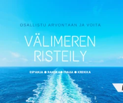 Voita Välimeren risteily arvo 1000 € Voita Välimeren risteily arvo 1000 €