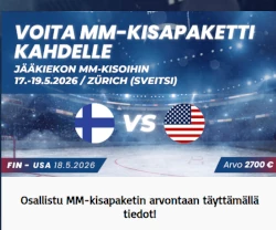 Voita 150€ joululahjarahaa Voita MM-kisapaketin kahdelle Sveitsin Zürichiin