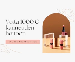 Voita 1000€ matkalahjakortti Mallorcalle Voita 1000 eurolla kauneudenhoitotuotteita!